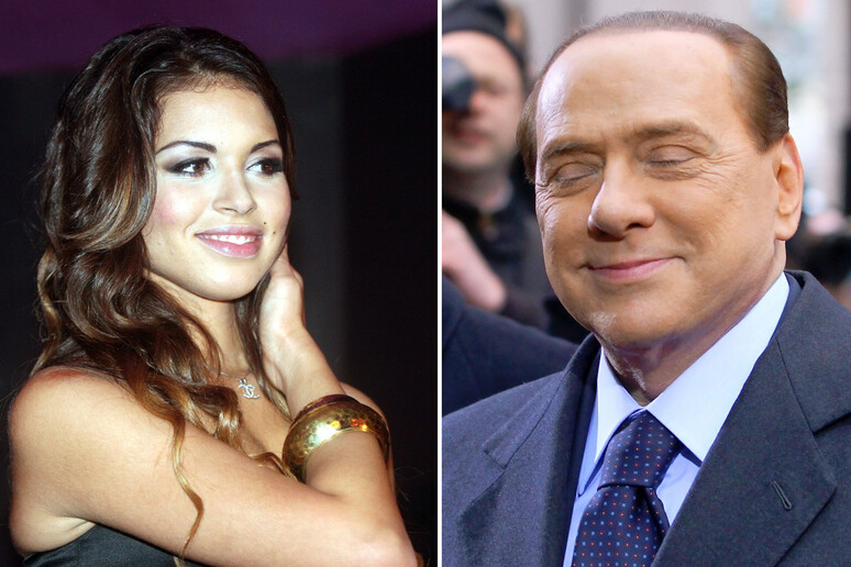 Una combo di Ruby e Silvio Berlusconi - RIPRODUZIONE RISERVATA