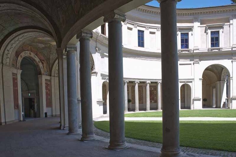 L 'interno di Villa Giulia in una foto d 'archivio - RIPRODUZIONE RISERVATA