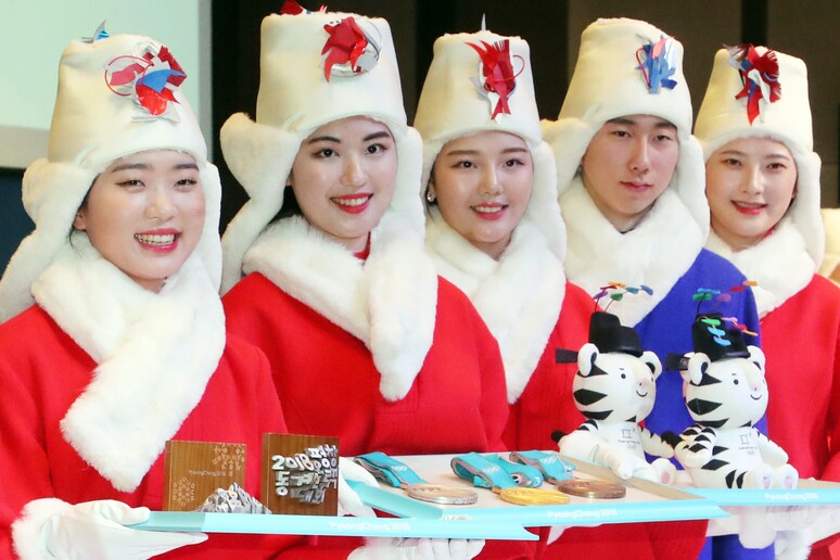 Olimpiadi invernali a Pyeongchang in Corea © ANSA/AP
