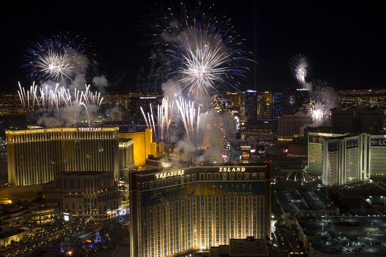 Las a Vegas saluta il nuovo anno © ANSA/AP