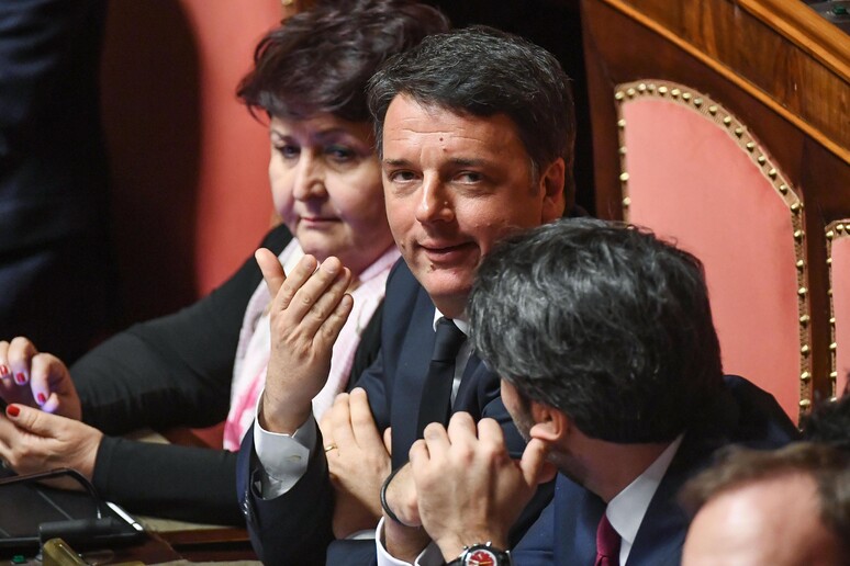 Matteo Renzi in Aula al Senato (archivio) - RIPRODUZIONE RISERVATA