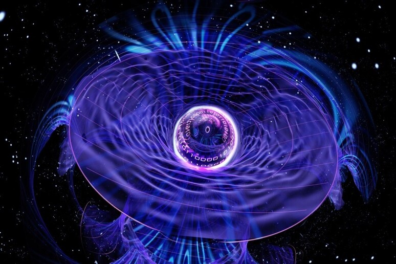 Un test sul teletrasporto permette di capire che cosa accade alla materia che precipita in un buco nero (fonte: E. Edwards/Joint Quantum Institute) - RIPRODUZIONE RISERVATA