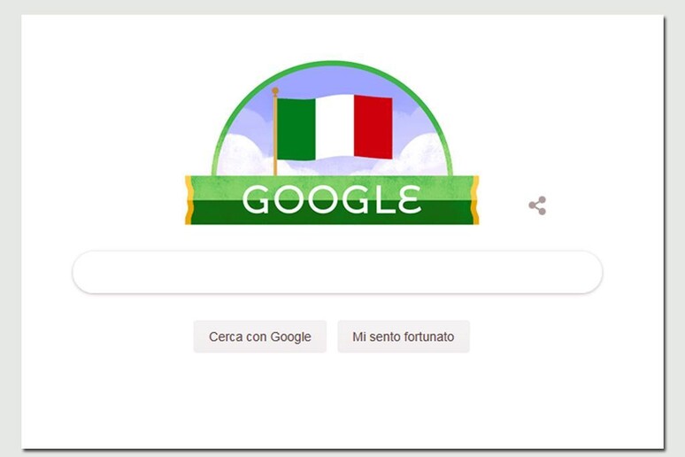 Il doodle di Google dedicato alla Festa della Repubblica - RIPRODUZIONE RISERVATA