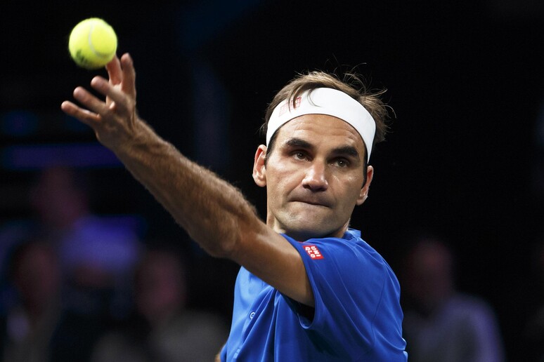 Record di vittorie per Federer (9) a Basilea © ANSA/EPA