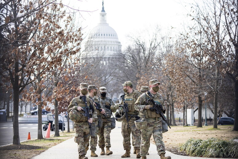La Guardia Nazionale a Washington © ANSA/EPA