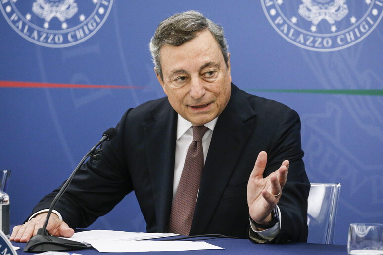 Il premier Draghi © ANSA/EPA