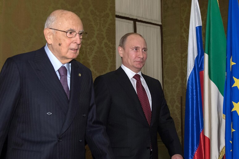 Napolitano e Putin - RIPRODUZIONE RISERVATA