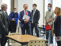 Sassoli in visita all'edificio Kohl del Parlamento Ue (ANSA)