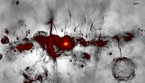 Le strutture filamentose al centro della Via Lattea, viste dal radiotelescopio MeerKAT (fonte: I. Heywood, SARAO) (ANSA)