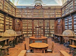 La Biblioteca Lancisana (ANSA)