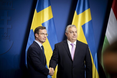 Orban accoglie il premier svedese Kristersson e compra 4 jet Gripen