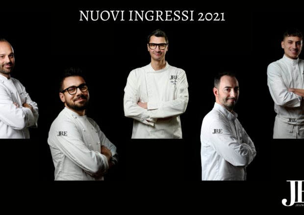 I cinque nuovi soci Jre, associazione chef giovani e talentuosi © Ansa