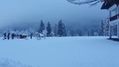 Falcade, splendido paesaggio imbiancato sulle Dolomiti bellunesi(ANSA)