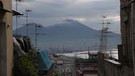 Napoli, neve sul Vesuvio anche a bassa quota(ANSA)