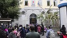 Scuola, ritorno in classe a Napoli: genitori e alunni contenti(ANSA)