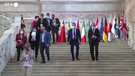 G20 a Napoli, il ministro Cingolani saluta gli altri ministri dell'Ambiente (ANSA)