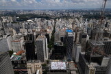 Vista aérea de São Paulo, que concentra grande parte das empresas italianas no Brasil