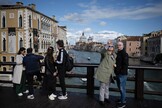 Una postal de Venecia. El turismo florece en la primavera italiana