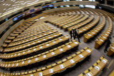 EU Parliament plenary session in Brussels (ANSA)