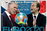 EURO2020, Quarti di finale: Rep. Ceca-Danimarca (ANSA)