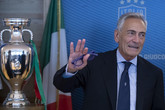 Il presidente della FIGC Gabriele Gravina (ANSA)
