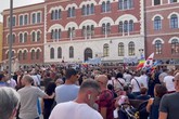 Cagliari, manifestazione contro il green pass