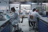 I laboratori dell'EnviPark (ANSA)