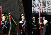 Commemoration at Ardeatine Caves (ANSA)