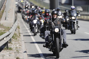 Motorcycling season opening in Riga (ANSA)