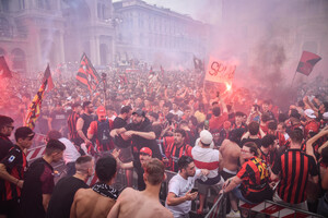Soccer: Milan wins the Italian Serie A Championship (ANSA)