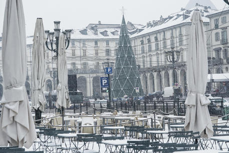 Neve a Torino © ANSA
