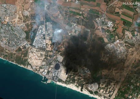 Immagine satellitare su Ashkelon © EPA
