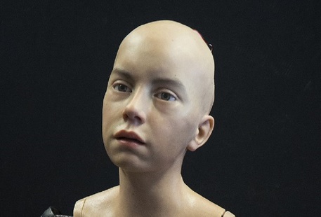 Il robot umanoide Abel ha l'aspetto di un bambino di 12 anni (fonte: Centro 'E. Piaggio') © Ansa