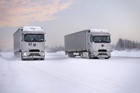 In Finlandia prova della neve per il nuovo eActros 600