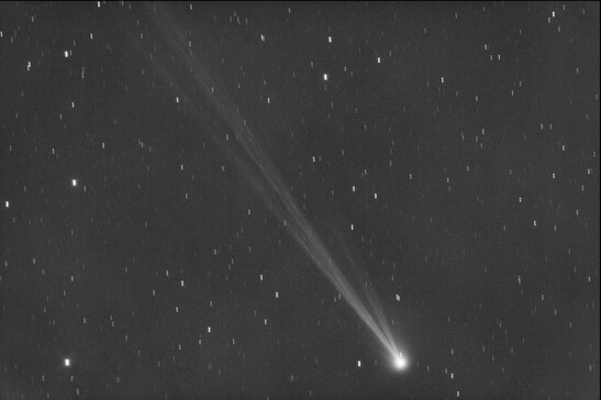 La cometa Nishimura fotografata il 5 settembre 2023 dal Virtual Telescope Project, a Manciano (Grosseto) (fonte: Gianluca Masi/Virtual Telescope Project)