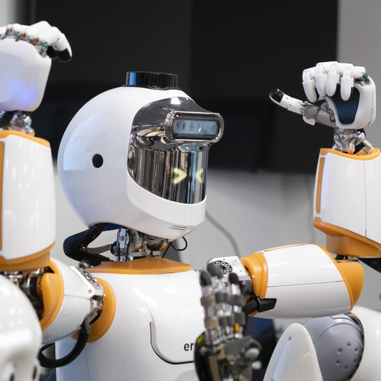 Il nuovo robot dell'Iit, ergoCub (fonte: Francesca Bruzzone/ Istituto Italiano di Tecnologia)