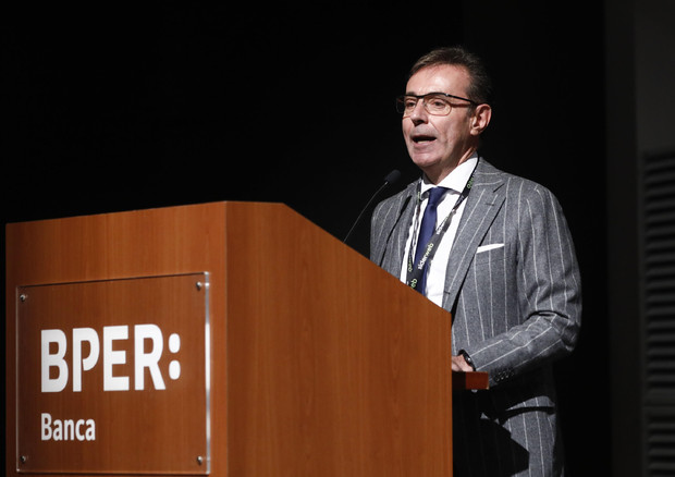 manuele Morandi  presidente di siderweb durante il suo intervento al convegno Bilanci d'Acciaio 2021 © ANSA