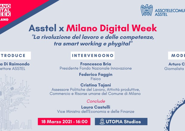 Milano Digital Week, evento Asstel su smart working e futuro © Ansa