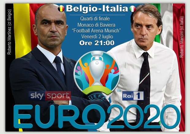 EURO2020, Quarti di finale: Belgio-Italia (foto: ANSA)