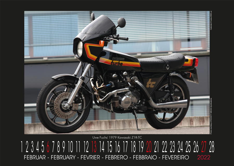 Kawasaki Z1, un calendario per suoi primi cinquant'anni © Ansa