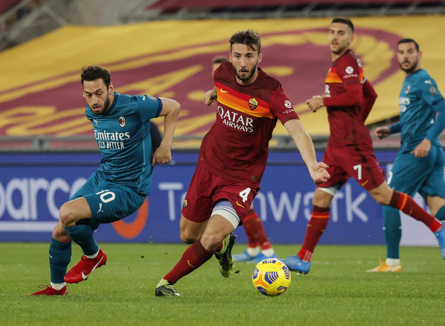 Serie A soccer match between AS Roma vs AC Milan © Ansa