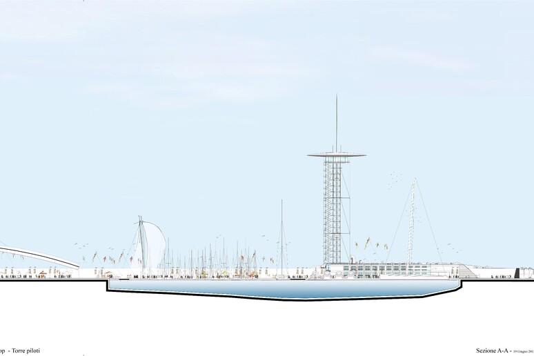 Piano, nuova Torre piloti custode porto Genova e memoria - RIPRODUZIONE RISERVATA