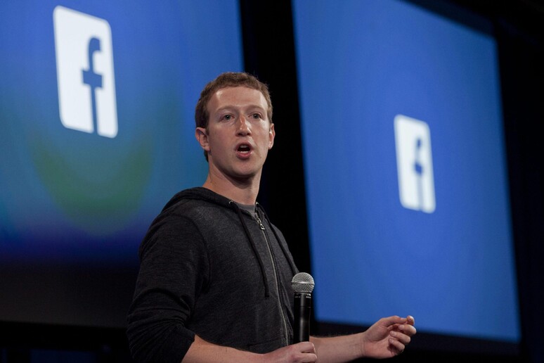 Facebook, il Ceo Mark Zuckerberg © ANSA/EPA