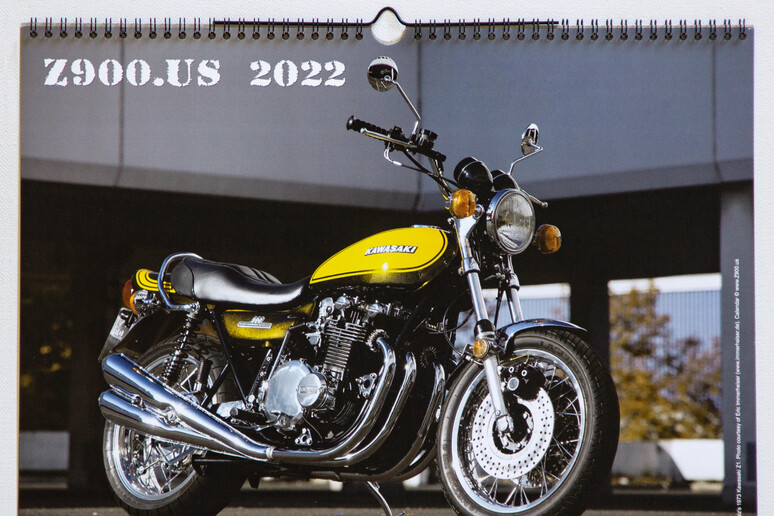Kawasaki Z1, un calendario per suoi primi cinquant 'anni © ANSA/Kawasaki
