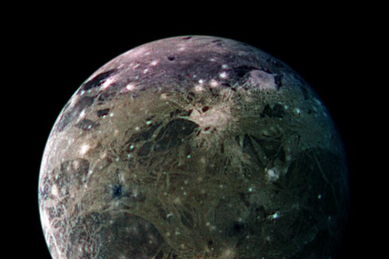 Ganimede, la più grande luna di Giove (fonte: NASA/JPL/DLR) - RIPRODUZIONE RISERVATA