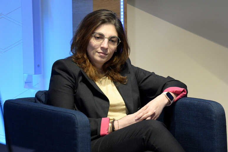 La viceministra dell 'Economia e delle Finanze, Laura Castelli, - RIPRODUZIONE RISERVATA