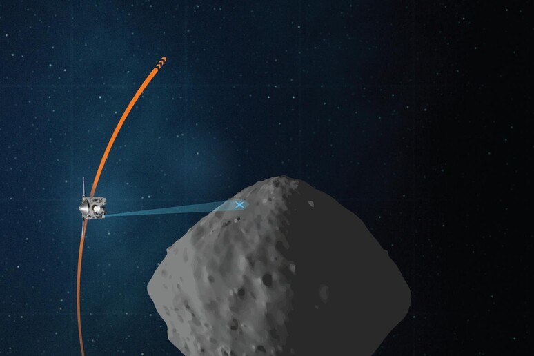 Ultimo incontro ravvicinato tra la sonda OSIRIS-REx della NASA e l 'asteroide Bennu (fonte: NASA/Goddard/University of Arizona) - RIPRODUZIONE RISERVATA