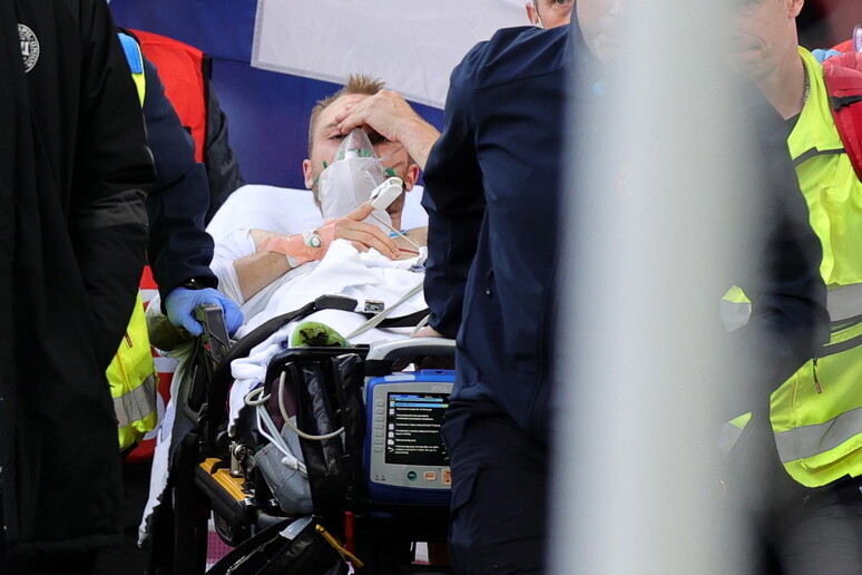 Eriksen: Balzanelli (118), salvato da soccorso immediato © ANSA/EPA