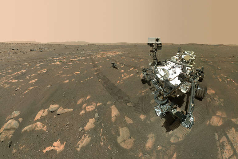 Il rover Perseverance inizia a usare il sistema di guida autonoma (fonte: NASA/JPL-Caltech/MSSS) - RIPRODUZIONE RISERVATA