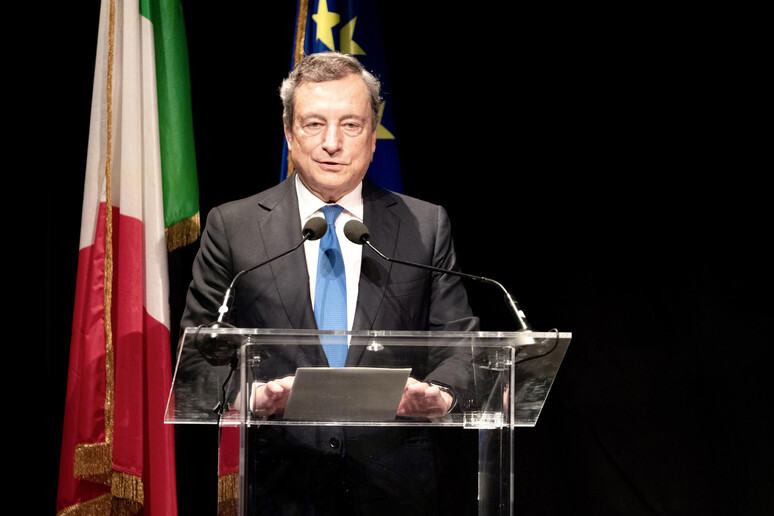Il presidente del Consiglio, Mario Draghi in una foto di archivio - RIPRODUZIONE RISERVATA